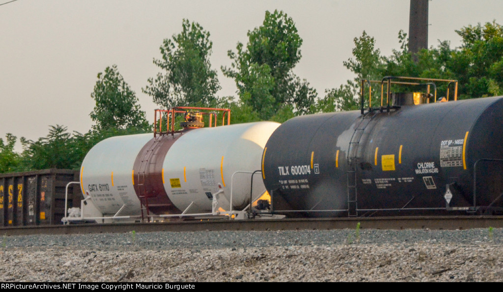 Tank cars in the yard